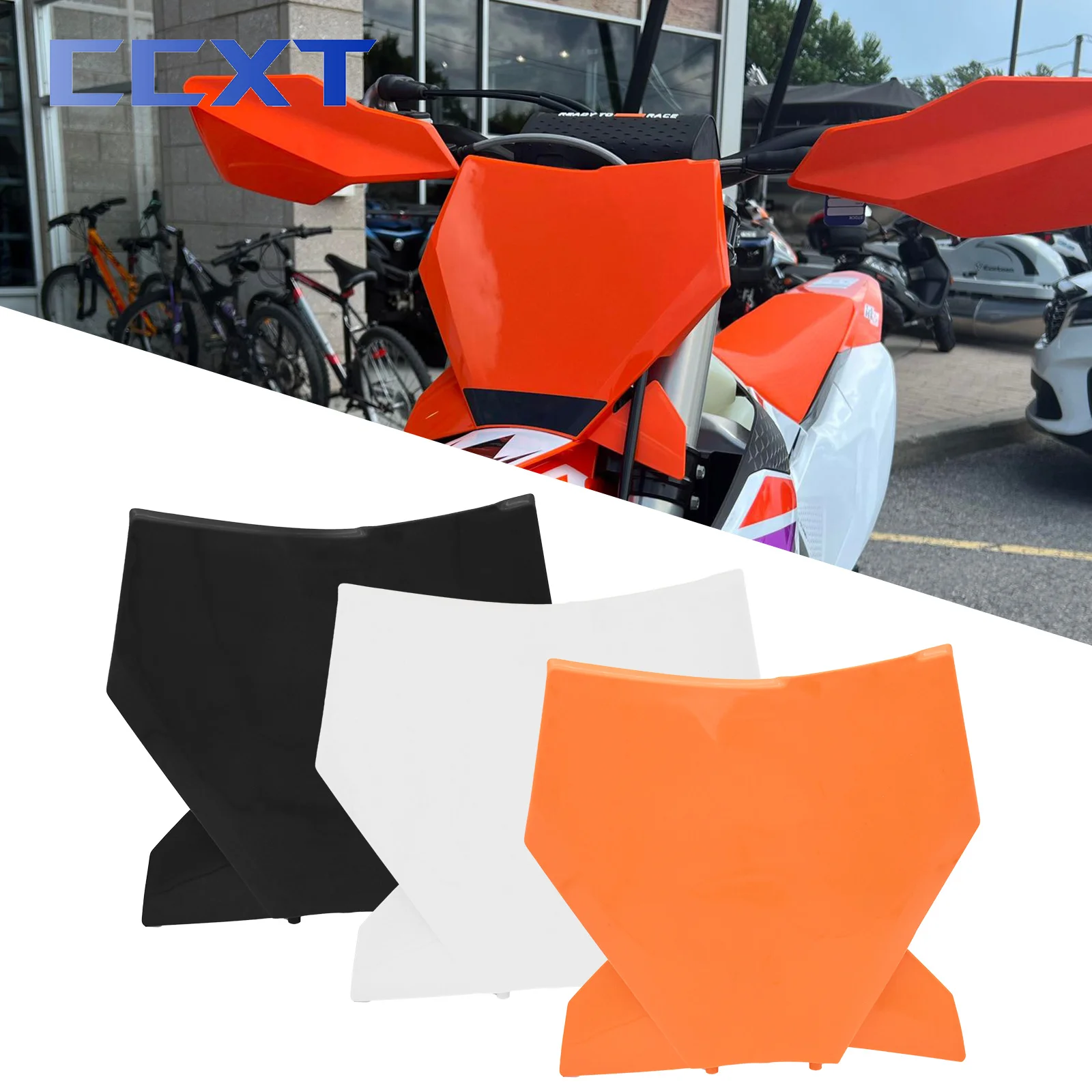 Motorrad Frontplatte Kunststoff abdeckung für ktm exc 2007-2017 xc sx excf xcw sxf 125-500cc Dirt Bike Universal Racing Teile