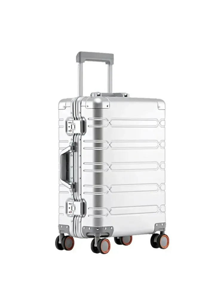Reisetaschen Rollgepäck Gepäck 20'' Handgepäck Kabinenkoffer Reisekoffer aus Aluminium-Magnesium-Legierung