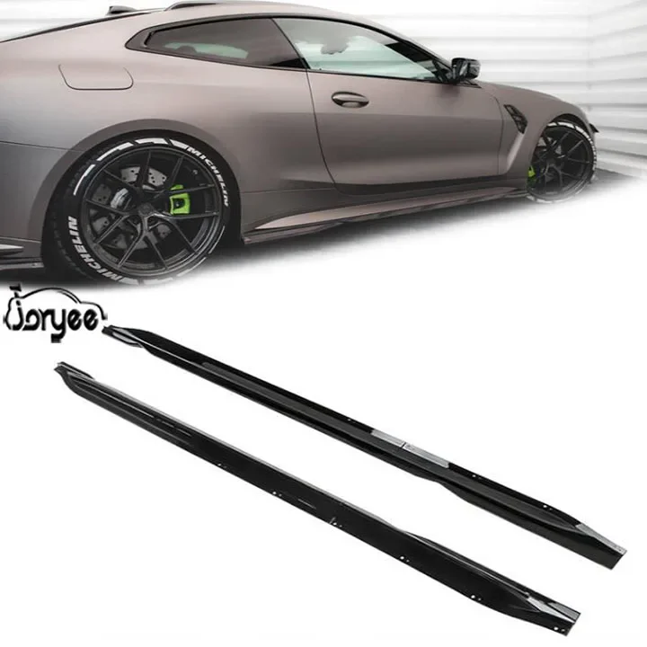 

Max 2024 New Upgrade Gloss Black Side Skirts For BMW G80 M3 G81 G82 M4 G83 2021 2022 2023 Body Kit Carbon Fiber Tuning Accessory