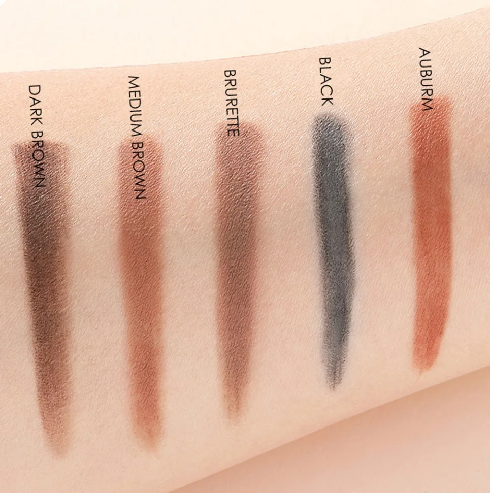 نباتي ماكياج الجملة العين الحاجب القلم العلامة الخاصة مزدوجة نهاية قلم الحواجب شعار مخصص