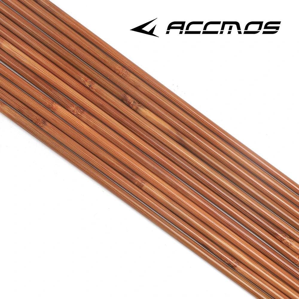 6/12 pz bambù freccia albero OD7mm OD8mm per tiro con l\'arco freccia di bambù fai da te freccia di bambù all\'ingrosso