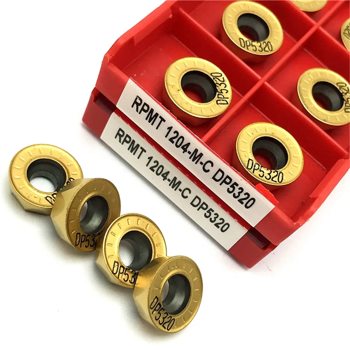 Time Saving RPMT1204 M-C DP5320 Milling Inserts Indexable Tool High Quality Turning Insert CNC Metal Lathe Tools view 6