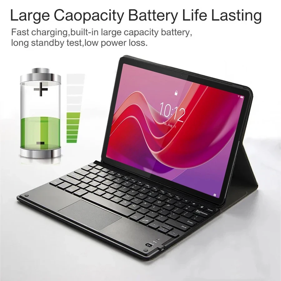 حافظة لوحة المفاتيح لينوفو تاب P11 2nd Gen Xiaoxin Pad Plus 2023 11.5 بوصة ، غطاء فوندا لجهاز لينوفو شياو شين باد 11 بوصة 2024 تاب M11 TB331 #5