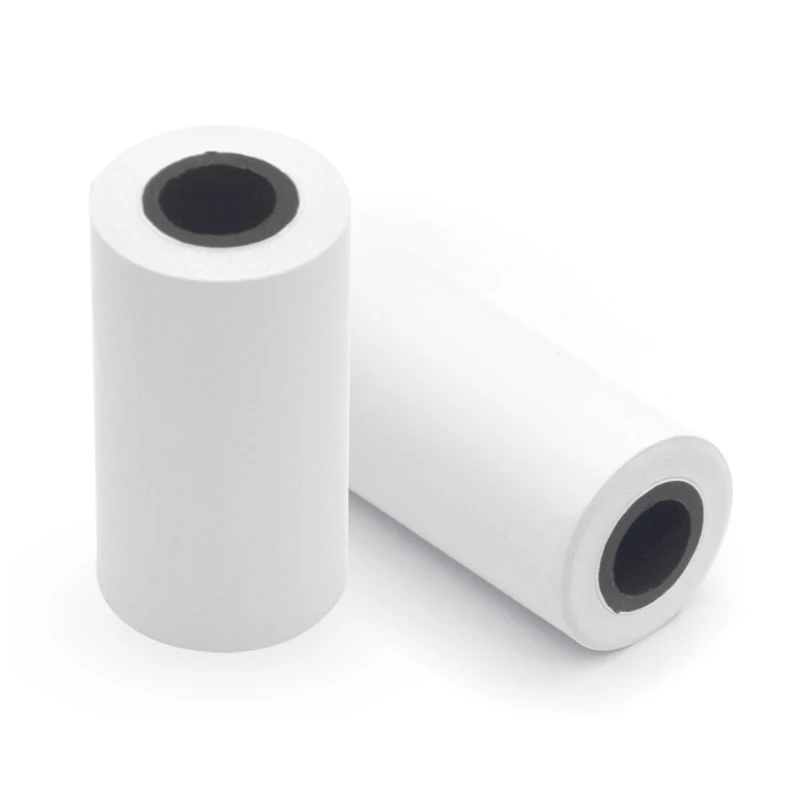 10/20PCS White Blank Regular printing paper 10Roll 57x30mm 57×40mm 57×50mm Photo Picture Receipt Memo For ERC-09 ribbon printing