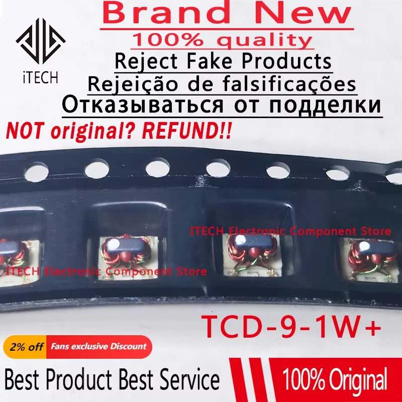 5pcs/lot Original TCD-9-1W+ 8.9 DB SMT Directional Coupler, 5 - 2000 MHz, 50ohm 100% New and Genuine