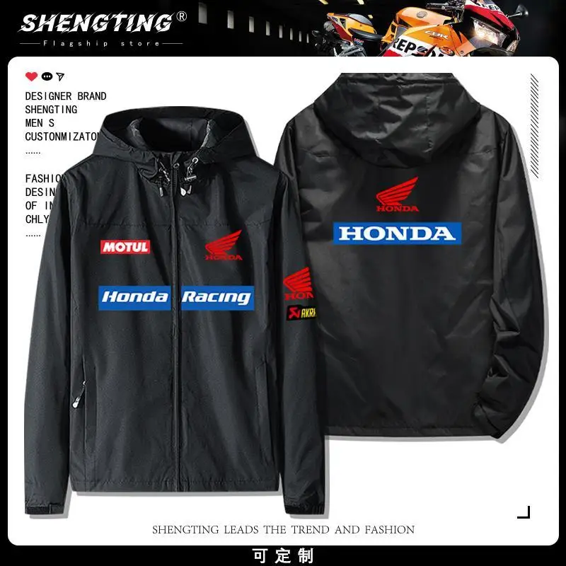 

235 HONDA RACING Honda Team костюм для верховой езды, ветрозащитная одежда для гонок на мотоциклах, мужская куртка на весну и осень