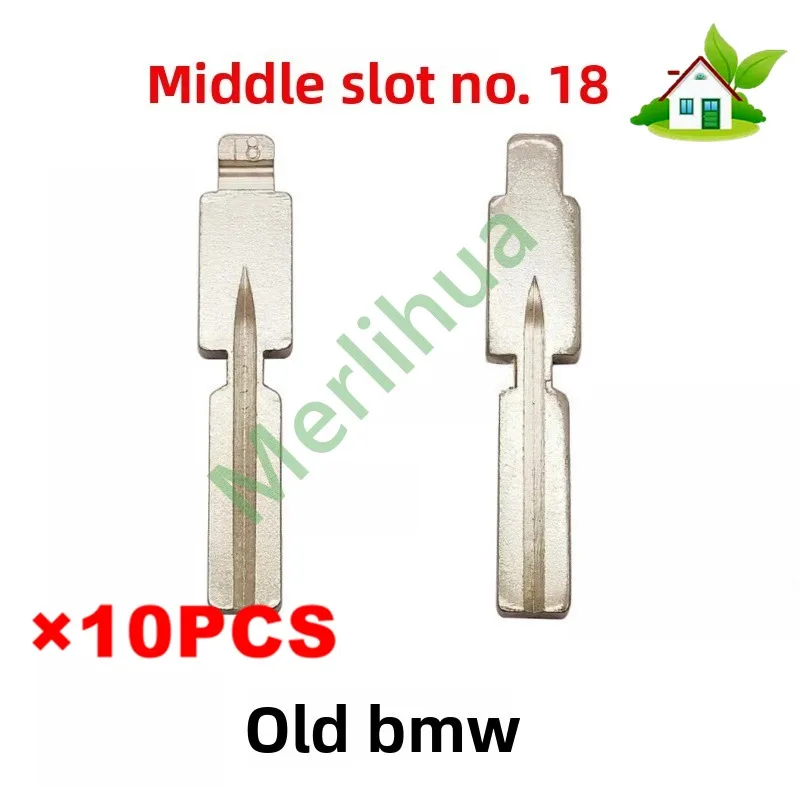 Middle slot No. 18 car key embryo is suitable for old BMW, medium slot car remote control key modification blank