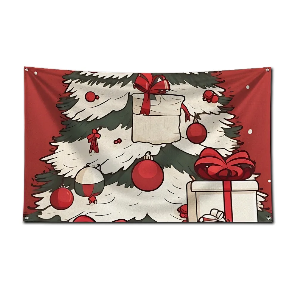 2026 Christmas patterns Flag 3X5 Ft Personalized Flags Design Your Image Funny Tapestry Poster Dorm Room, Living Room, Bedroom
