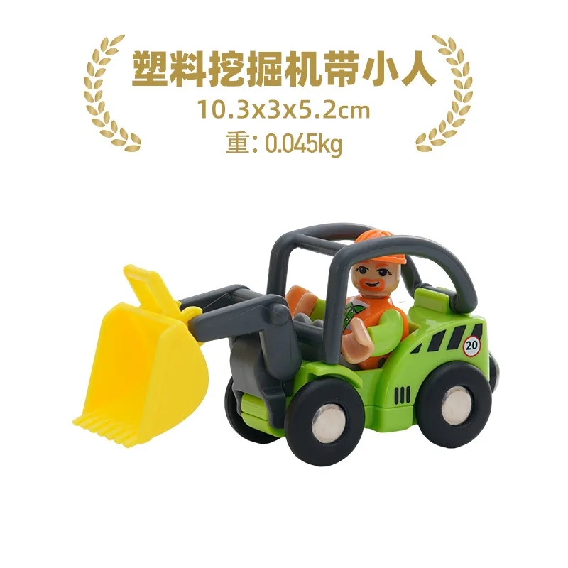 Holz Magnetische Zug Track Magnetische Autos Mehrzweck Fahrzeuge Kompatible Marke Holz Szene Track Auto Spielzeug Kinder Geschenke – Detail 11