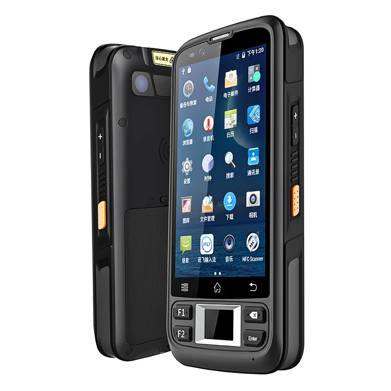 2025 رائجة البيع أرخص مصنع 4 إلى 6 بوصة أندرويد أو Win10 المساعد الشخصي الرقمي محمول الكمبيوتر المحمول مع ماسح بصمات الأصابع UHF R