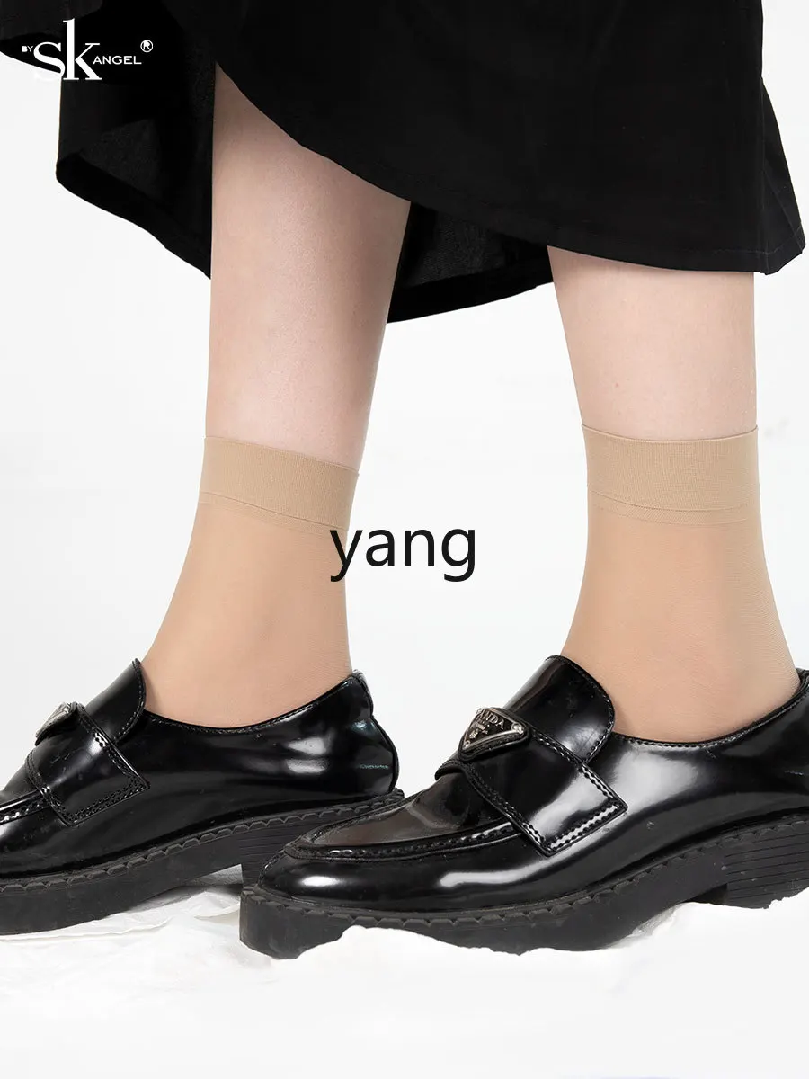 CX velvet women's summer season short socks anti-hook ultra-thin transparent perspiration socks