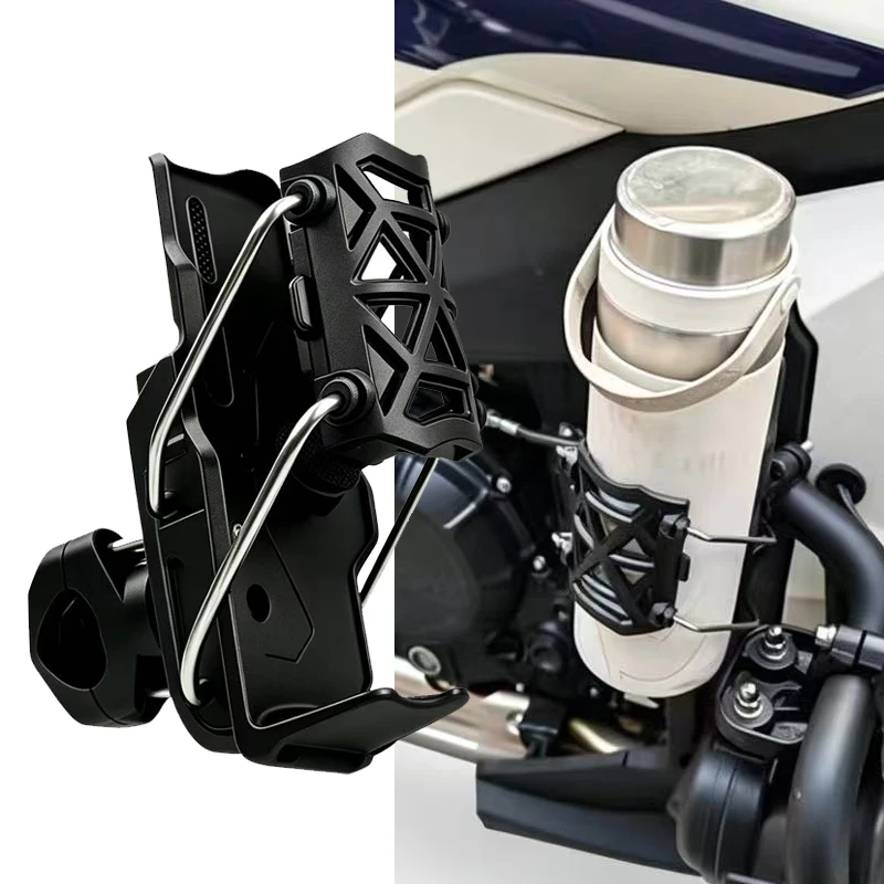 Motorcycle Water Bottle Holder 360° Rotatable For Honda Africa Twin CRF 1100 L CRF1100 CRF1000L 650 XADV Anti-Shake Cup Mount