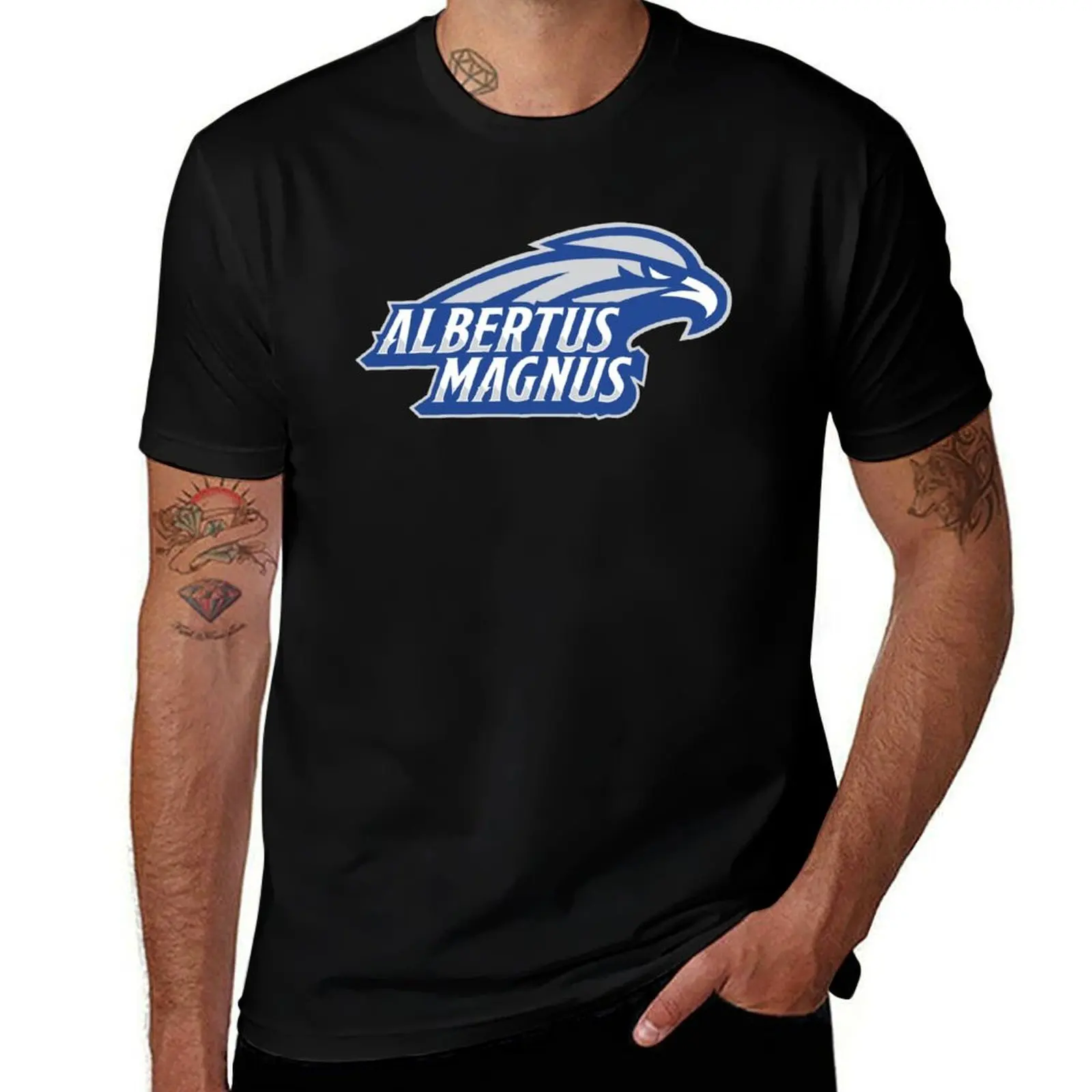 Albertus Magnus College T-Shirt Casual Daily Wear Short Sleeve Top T-Shirt