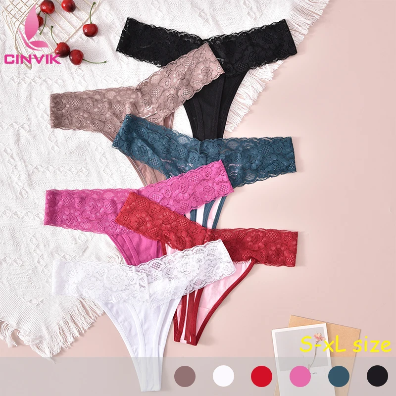 

Fashion Sexy Lace Thong High Waisted Embroidered Women Underwear Hollowed Out Breathable Summer Cool Tangas Comfortable Pants