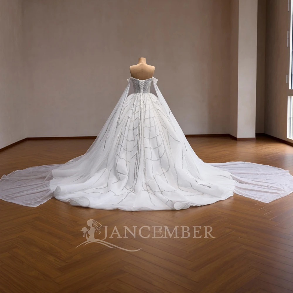 Romantic Lace Ball Gown 2026 New Design Bohemian Wedding Dress Sheath  Bridal Dress Customized vestidos de novia boda
