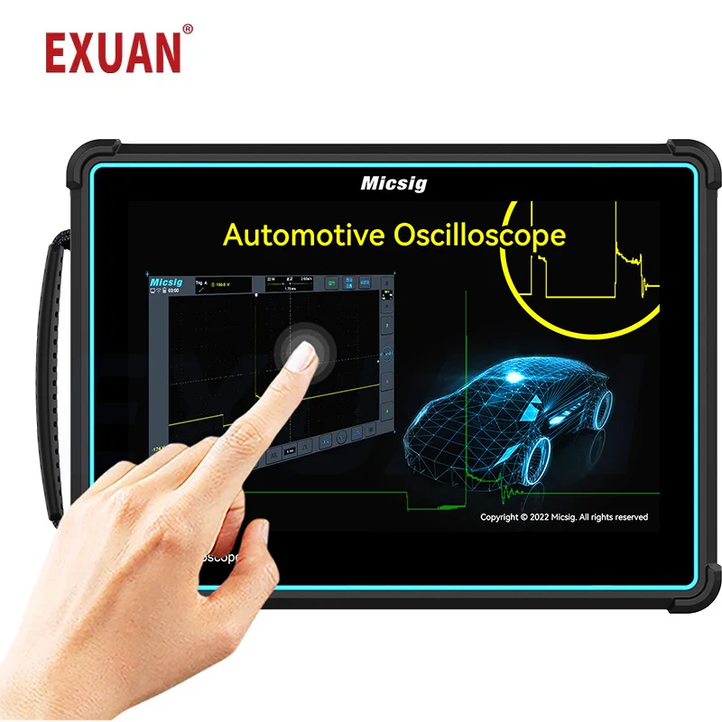 Micsig STO2002 General Purpose Oscilloscope Flat-panel Digital Oscilloscope Handheld Portable Full Touch Tablet Auto Test 200MHz