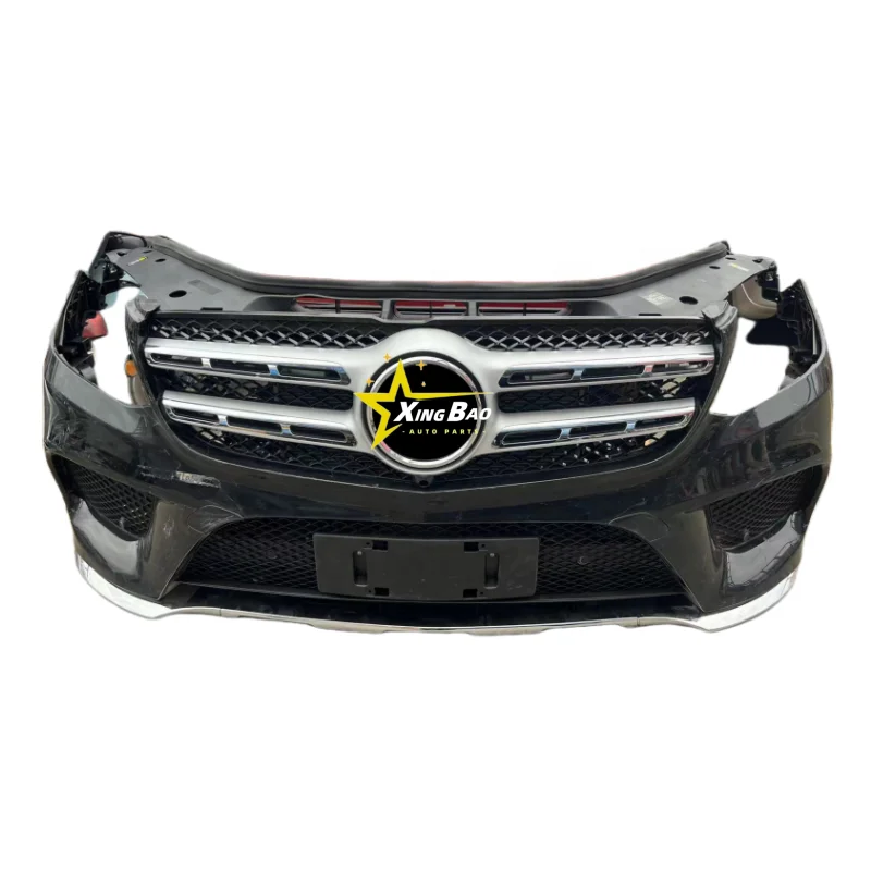 Suitable for Mercedes-GLS166 Front Bumper Rear Bumper Front Hood Lamp Warning Hood Side Wall Front Grille Car Bumpers