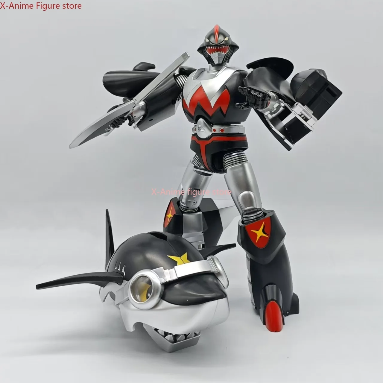 

In Stock Transformed Toys Shark Spicy Pepper Iron Armored Baby Series No.9 Alloy Version Model Action Figure Collection Boy Gift