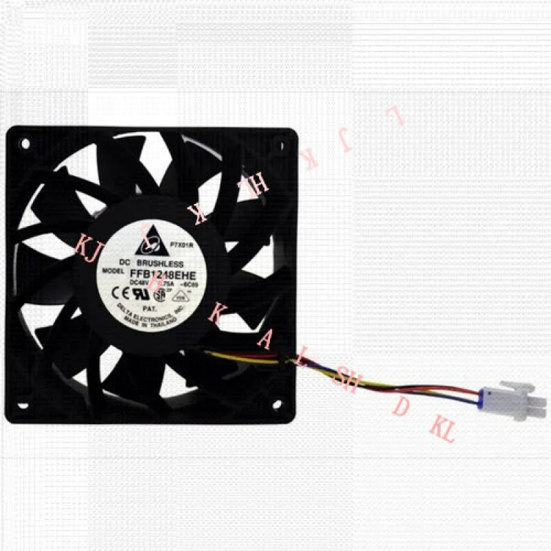

N 48V Brushless Axial Flow Fan 0.75A FFB1248EHE MODEL 6C89 120x120x38 MM