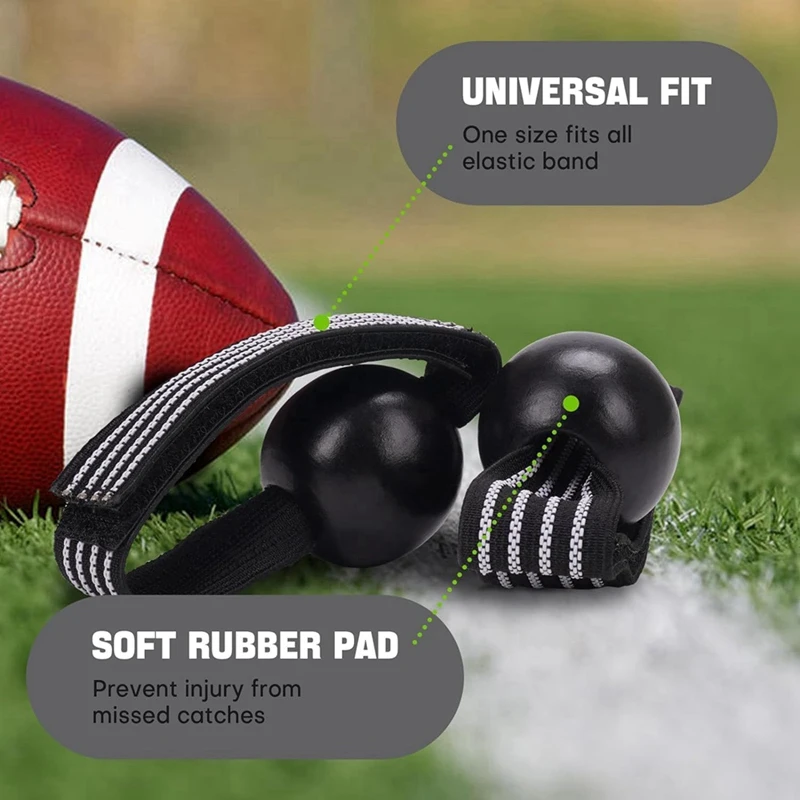 6PCS Football Catching Trainer Band, Rugby Football Catching Receiver Trainers, Volleyball Catching Training Hand Strap