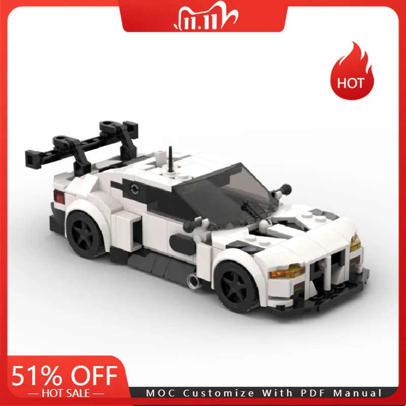 

328 PCS MOC Technology Racing Supercar Model Building Blocks Speed Vehicle Bricks Toys Children Adults Birthday Christmas Gifts