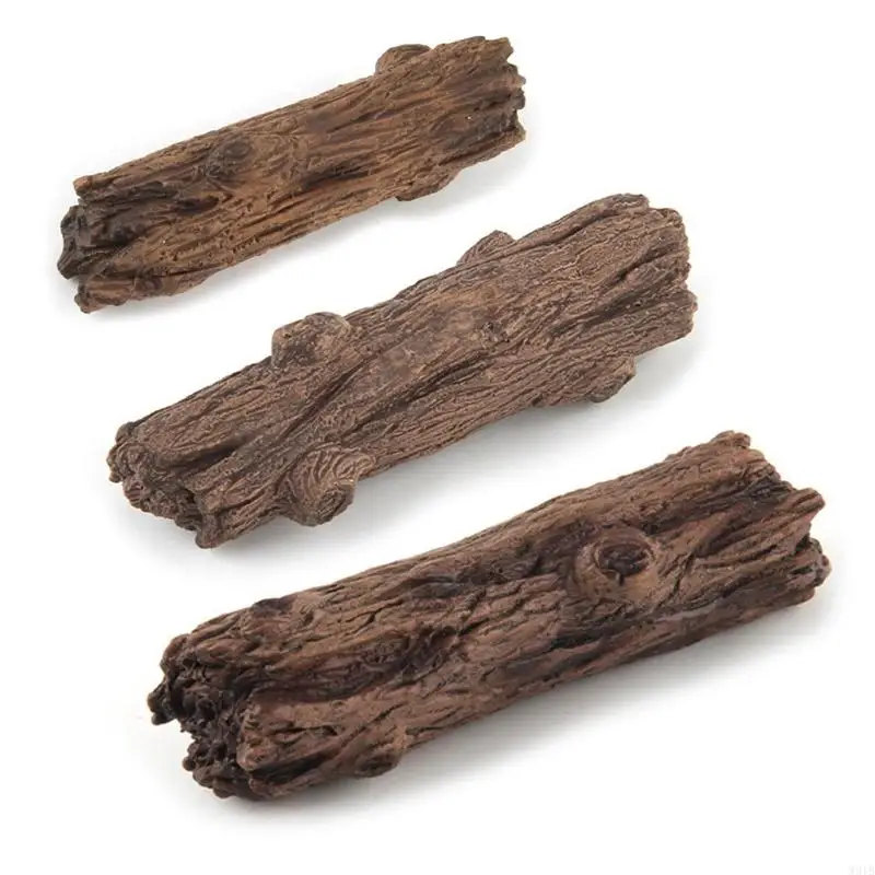 

W91B Small Aquarium Ornament Stump Log Decoration for Betta Fish Accessories Hideout