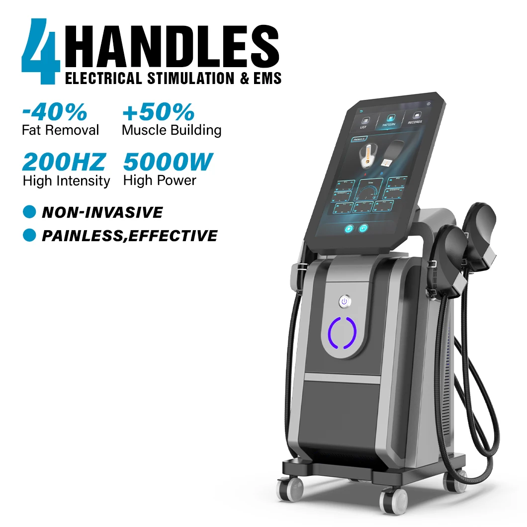 EMS Machine Body Contouring Muscle Building Gym Body Shaping EMS Machine Electrical Muscle Stimulation RF Equipment