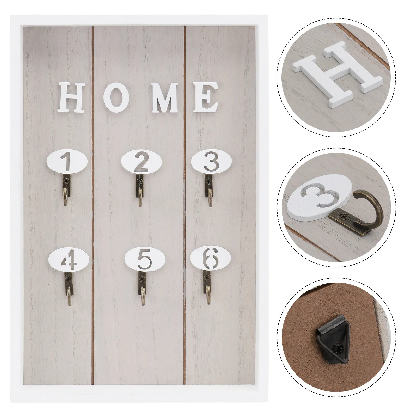 1Pcs Wall Hanging Key Locker Creative Nordic Key Box Multi-Purpose Storage Organizer for Home Entryway Decoration