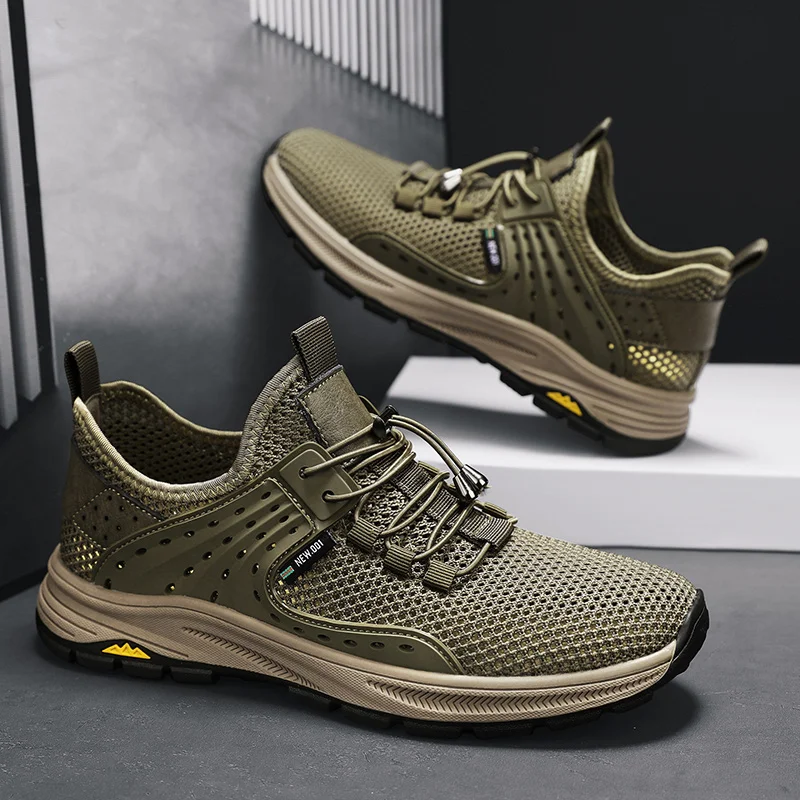 

Men's Shoes Lace-up Men's Mesh Shoes Casual Shoes Lightweight Comfortable Walking Sneakers Men's Shoes Zapatillas Hombre