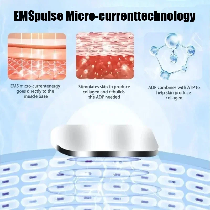 เครื่องลดคางสองชั้นแบบอุปกรณ์นวดหน้า EMS เครื่องลดคางยกกระชับผิวหน้าเครื่องลดคางดูแลผิวแบบ microcurrent