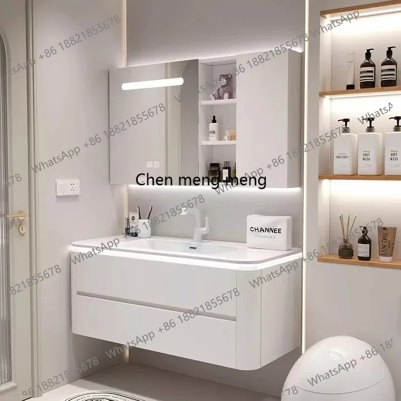 X188 Drawers Organizer Bathroom Cabinet Waterproof Wall Mounted Bathroom Cabinet Washroom Space Saver Mobile Per Bagno Home Furn