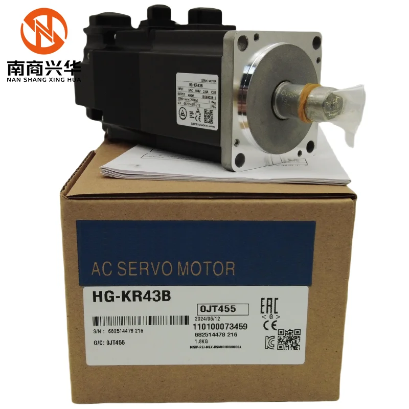 

Gold Seller New Original Small Inertia Ac Servomotor Industri 400W HG-KR43B Ac Servo Motors