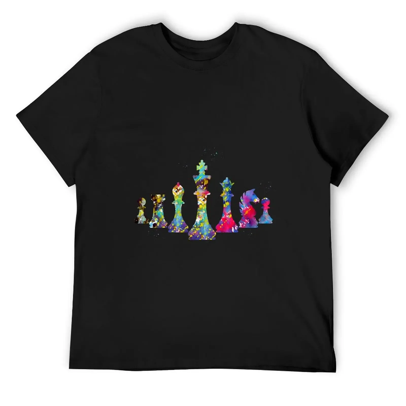 Chess T-Shirt customizeds shirts graphic street wear Men's cotton t-shirt