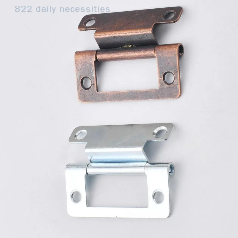 convenient2pcs Folding Door Hinges Durable Noiseless Hardware for Bathroom Door Cupboard Camper Van Motorhome