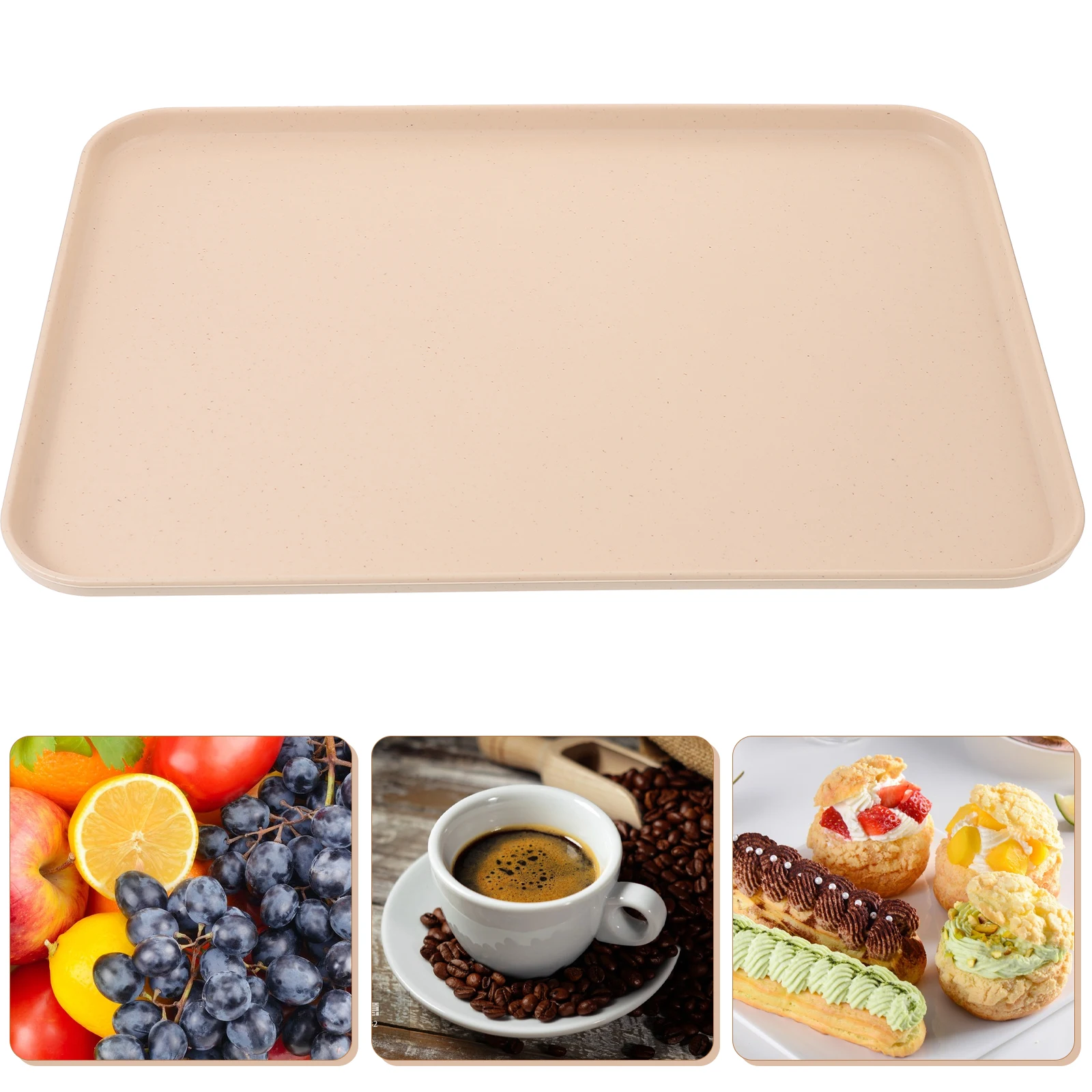 

1 pc Bathroom Towel Storage Tray Plastic Organizer With High Rim Environmentally Friendly Storage Container For Bathroom