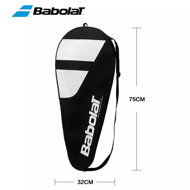 BABOLAT Tennis Racquet Cover With Ajustable Shoulder Strap Holds 1 Racket Tennis Bag 75x32cm