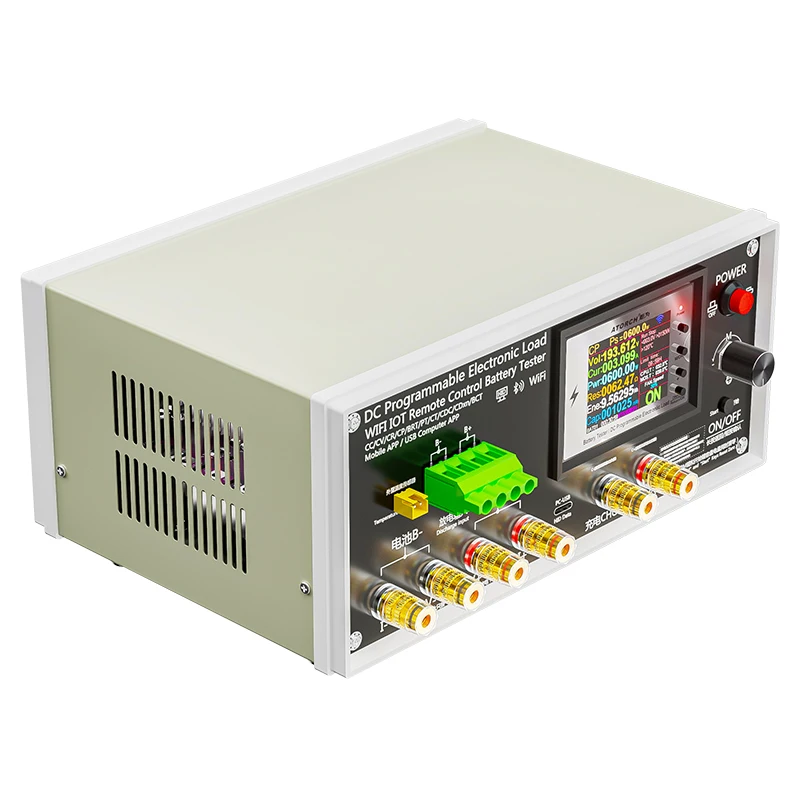 BW-600W-DK WiFi 200V 50A DC جهاز اختبار الحمل الإلكتروني دقة عالية مراقبة قدرة البطارية أدوات الشحن لتطبيق Tuya
