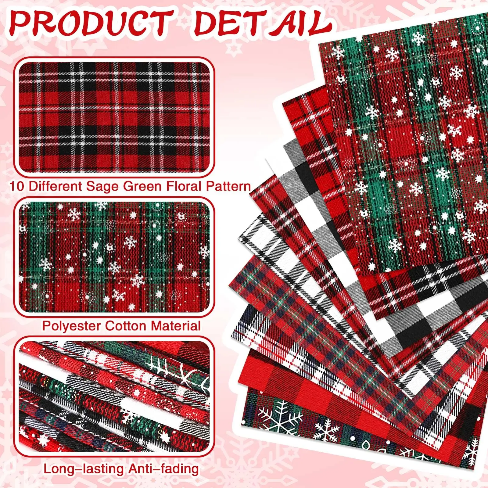 Kain Kotak-kotak Natal, Kain P - Christmas Throw Blanket ulasan dan harga