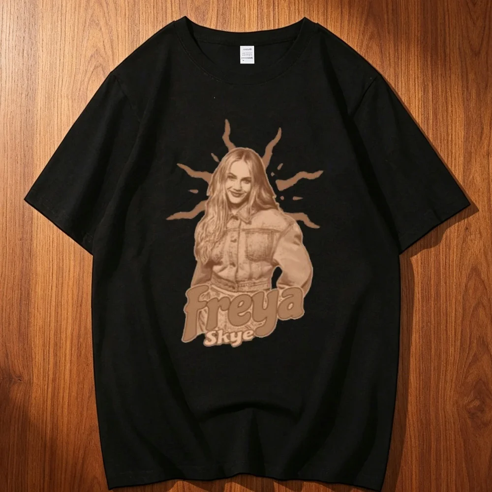 Freya Skye cotton t-shirt men Pop Culture Punk 2000s Digital t shirt Comfortable Psychedelic Retro women harajuku aesthetic