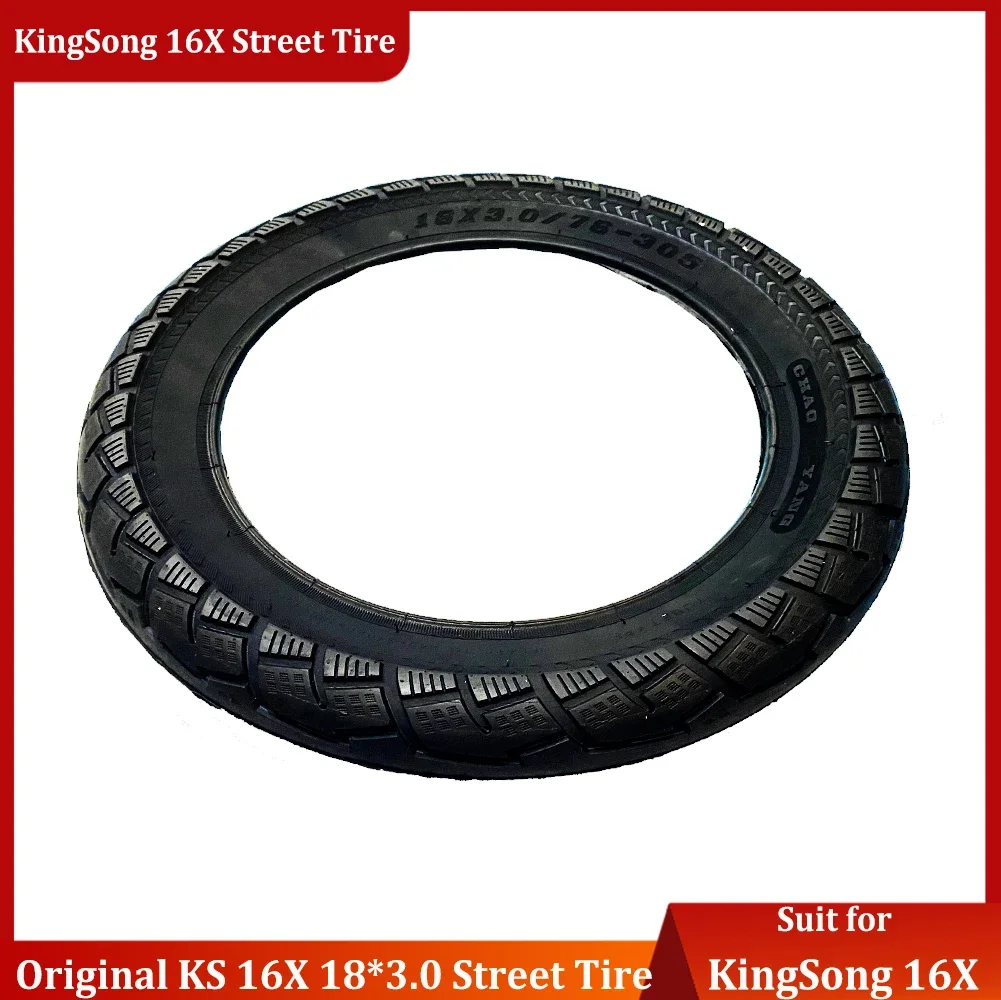 Original KingSong Accessories KS 16X 16*3.0inch Street Tire City Road Tire and Inner Tube for KS 16X EUC