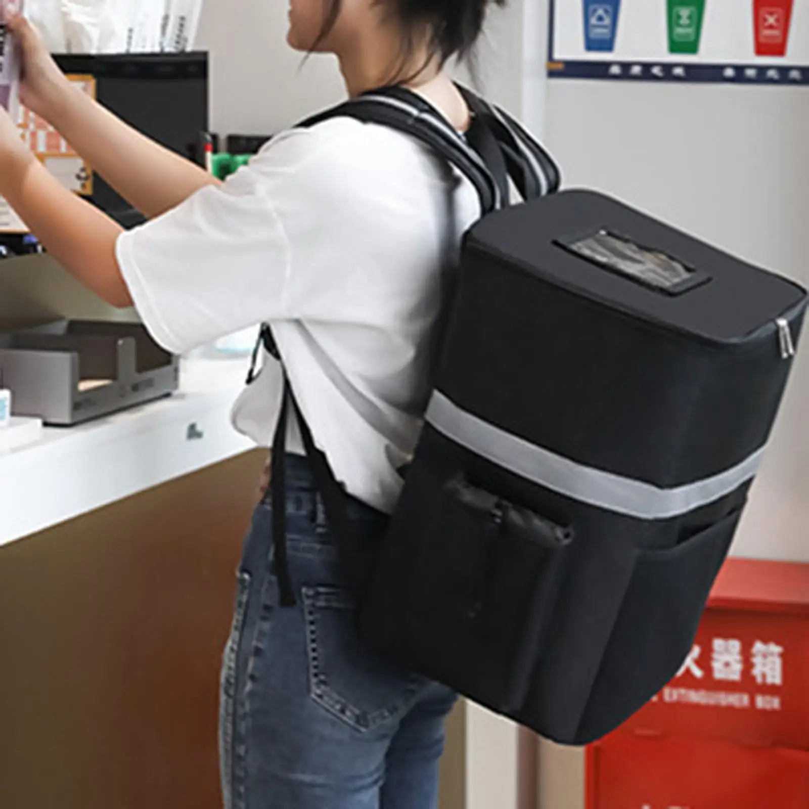 Large Food Delivery Backpack Bag Refrigerator Box for Home Outdoor