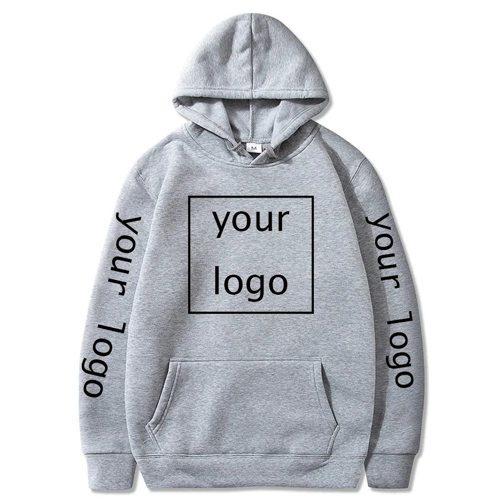 DIY Logo Hoodies Mens Hoodies Autumn Winter Boys Girls Sweatshirts Fashion Cosplay Hoodie