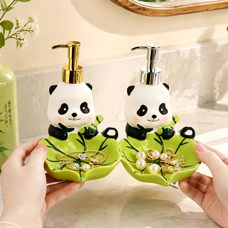 Cartoon-Panda-Seifenspender, n – Jewelry Making Desk Bewertung und Preis
