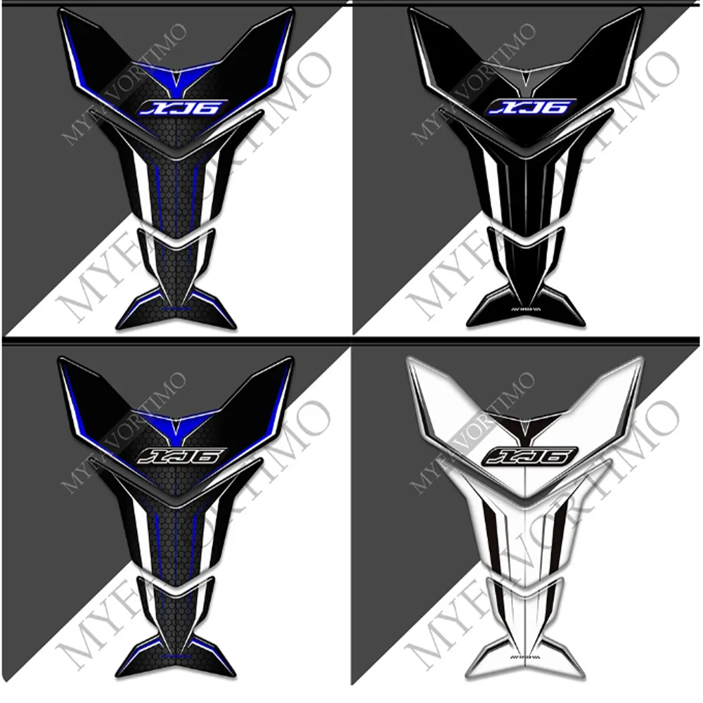 

Motorcycle Fuel Oil Kit Knee Helmet Protector Diversion Stickers Emblem Badge Logo For Yamaha XJ6 XJ6N XJ600 XJ650 Tank Pad