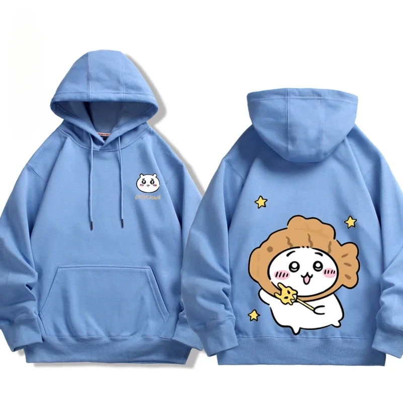 Niedliche usagi und chiikawa Cartoon Peripherie Frauen Hoodie im Frühjahr und Herbst Saison für Männer und Frauen Paar Kleidung