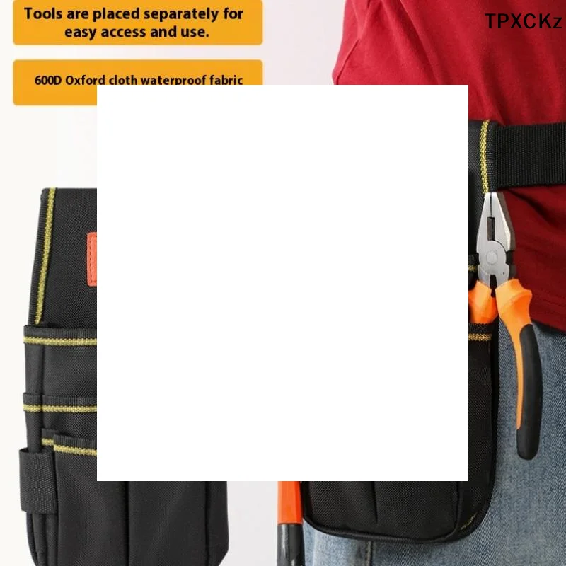 Nieuwe meerlaagse elektricien gereedschapsset, verstelbare verdikte slijtvaste gereedschapsheuptas, hardware gereedschapstas