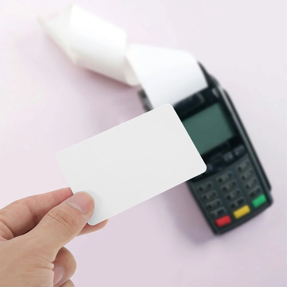 Cleaning Card Reusable Reader Cards Credit Machine Cleaners for Pos Terminal Printer Cleanser