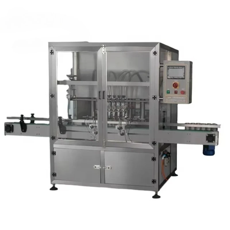 High Speed Liquid Filling Machine For Small Business Chili Sauce Syrup Beverage Packing
