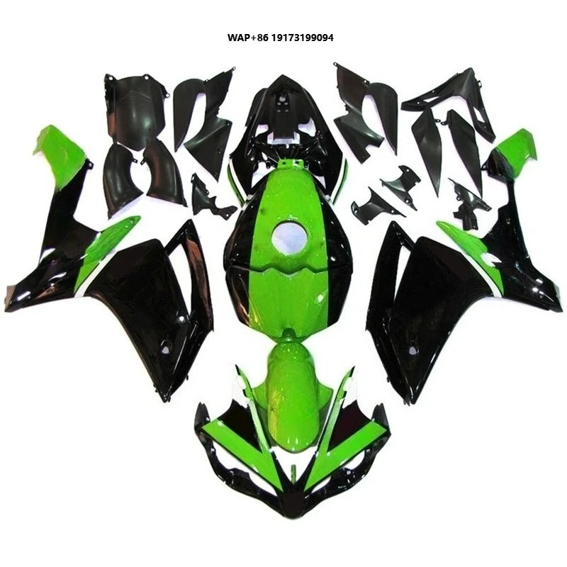 

Green Black Painted Fairing Kit fit for 2007 2008 YZF R1 Panel Plastics