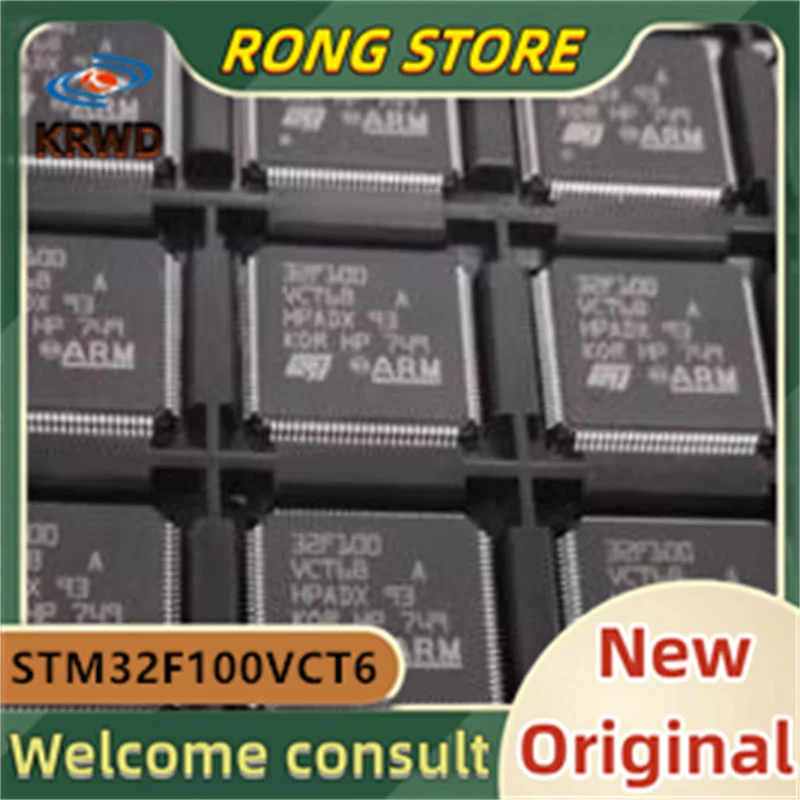 

5pcs 32F100VCT6B New and Original STM32F100VCT6B STM32F100VCT6 LQFP100